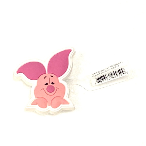 Crocs Disney Winnie the Pooh Piglet Face Jibbitz Charm - Picture 1 of 1